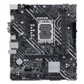 ASUS PRIME H610M-K D4 - Placa base - micro ATX - Socket LGA1700 - H610 Chipset - USB 3.2 Gen 2, USB 3.2 Gen 1 - Gigabit LAN - Tarjeta gráfica (CPU necesaria) - HD Audio (8-canales)