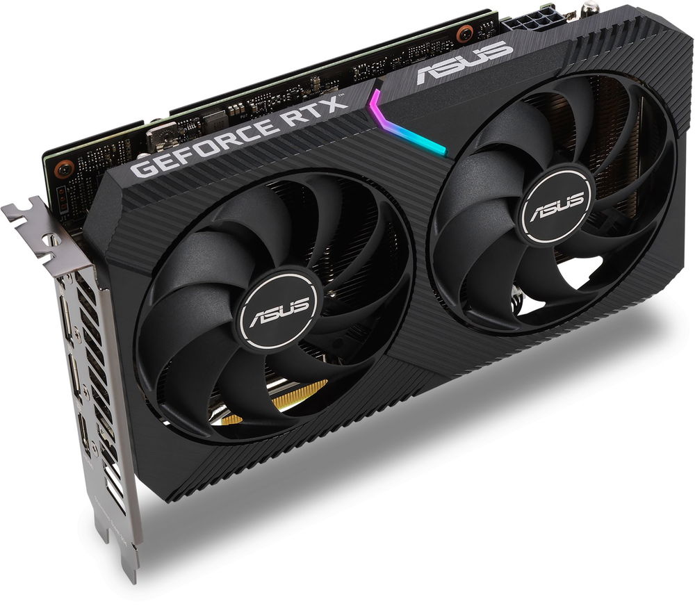 ASUS - DUAL-RTX3050-O8G-V2 - PCI Express 4.0 - NVIDIA - NVIDIA GeForce RTX 3050 - GDDR6 SDRAM - DisplayPort / HDMI