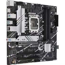 ASUS PRIME B760M-A D4 - Placa base - micro ATX - Socket LGA1700 - B760 Chipset - USB 3.2 Gen 1, USB 3.2 Gen 2, USB-C 3.2 Gen 1 - 2.5 Gigabit LAN - Tarjeta gráfica (CPU necesaria) - HD Audio (8-canales)