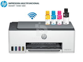 HP Smart Tank 580 - Copier / Printer / Scanner - Ink-jet - 110/220V - AIO - EN/SP