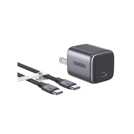 Cargador Nexode Mini 30W PD GaN Tech + cable 1M 60W