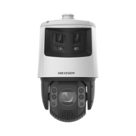 [TandemVu] PTZ IP 4 Megapixel con Cámara Panoramica 6 Megapixel / 32X Zoom / 200 mts IR / 30 mts Luz Blanca / ACUSENSE / IP66 / Alerta Audible y Luz Estroboscopica / Autoseguimiento / Hi-PoE / Alarmas I/O / Ultra Baja Iluminación / Micro SD