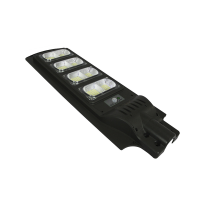 Alumbrado Publico con Panel Solar y Sensor de Movimiento de 160 W/ Luz fría 6 500 K/ Dimensiones 720 x 240 mm / Ángulo de Luz 120°.