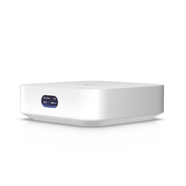 Router UniFi Ultra Express UX con WiFi 6, 1 puerto WAN GbE / 1 puerto GbE LAN. Administra hasta 4 dispositivos UniFi en modo  Gateway, o funciona como AP, hasta 50 clientes