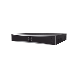 NVR 32 Megapixel (8K) / Reconocimiento Facial (Base de Datos) / 32 Canales IP / 4 Bahías de Disco Duro / 16 Puertos PoE+ / HDMI en 8K / ACUSENSE / Soporta POS / AcuSearch