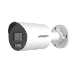 Bala IP 4 Megapixel / Lente 2.8 mm /  Dual Light (40 mts IR + 40 mts Luz Blanca) / Darkfighter S / Microfono Integrado /  Exterior IP67 / WDR 130 dB / 4 Analíticos: AcuSense, Deteccion Facial, Conteo de Personas por Cruce y Zona