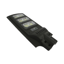 Alumbrado Publico con Panel Solar y Sensor de Movimiento de 120 W/ Luz 6 500 K / Dimensiones 625 x 240 mm / Ángulo de Luz 120°.
