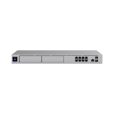 UniFi Cloud Gateway: Dream Machine PRO MAX. Administra hasta 150 dispositivos UniFi y 2000 clientes/todas las aplicaciones UniFi/5 Gbps de ruteo con IDS/IPS, 2 bahías 3.5