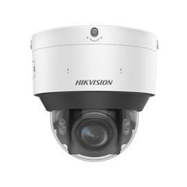 Domo IP 4 Megapixel / Lente Mot. 2.8 - 12 mm / Dual Light (30 mts IR + 30 mts Luz Blanca) / IK10 / IP67 / Reconocimiento Facial / WDR 140 dB / DeepinView / Búsqueda por Atributos / Heat Map / ACUSENSE / DARKFIGHTER S / Audio de Dos Vías