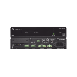 Amplificador de potencia estéreo / mono - 120 Watts / Eficiente clase D / Opcional AES67 (Interfaz de audio en red Dante)