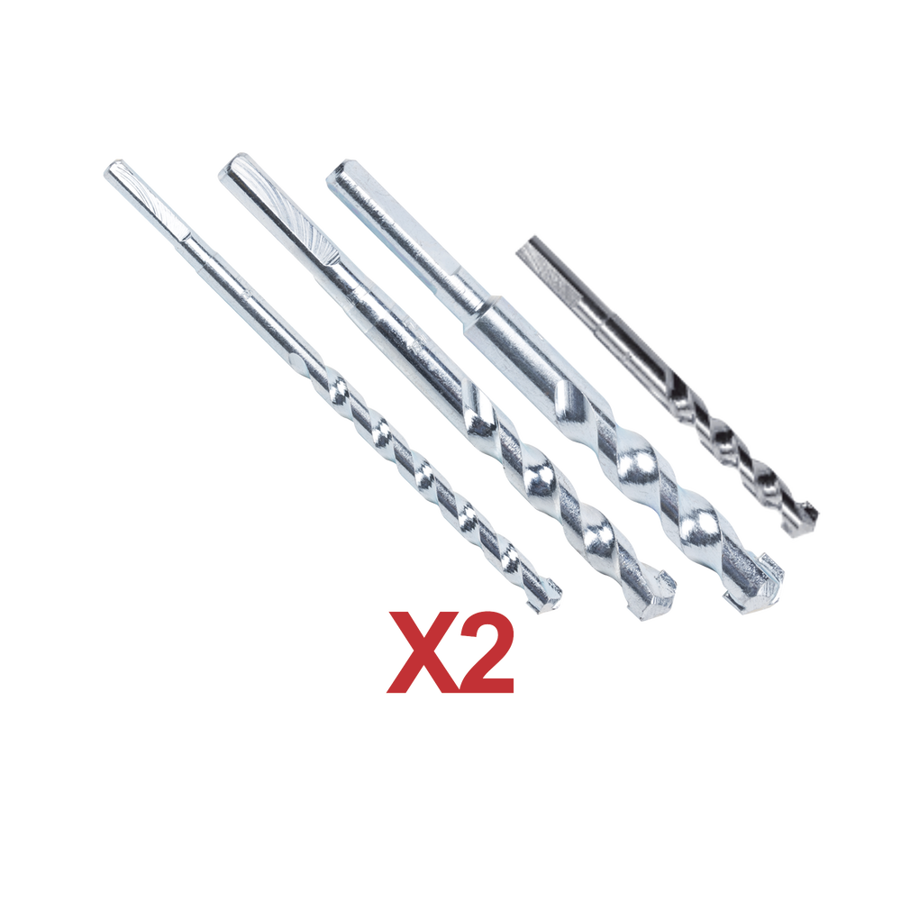 Kit con 8 Brocas de concreto.