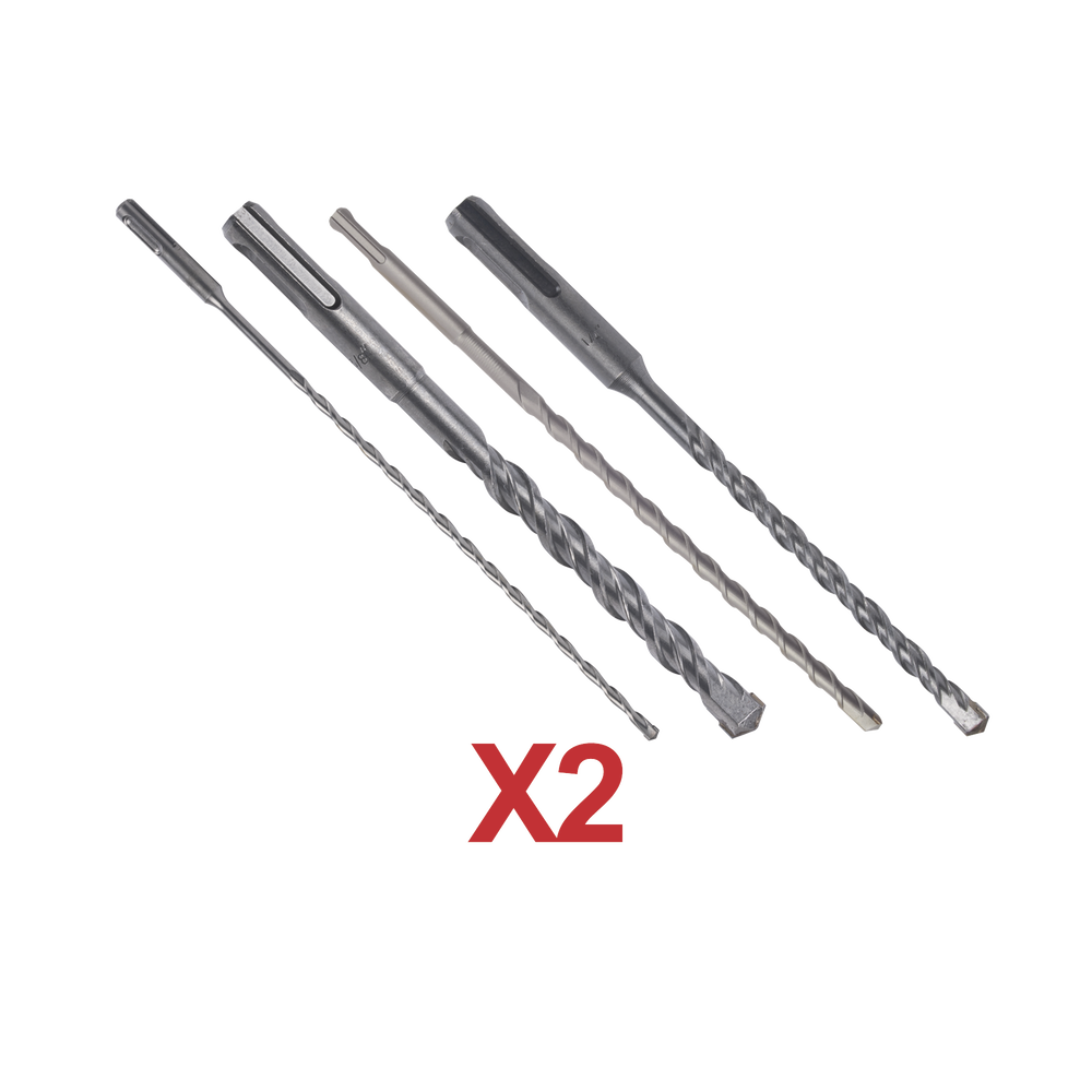 Kit de 8 brocas SDS Plus.