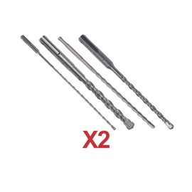 Kit de 8 brocas SDS Plus.