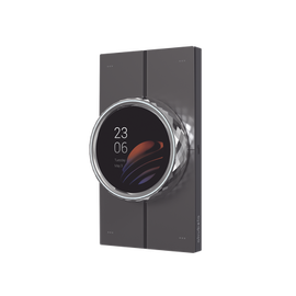 Mini pantalla táctil Hub controlador integrable con sistemas de automatización compatible con múltiples marcas, una entrada de iluminación, 4 botones para escenas. Conexión Wifi