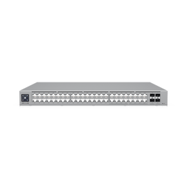 UniFi Switch Pro Max 48 POE, con funciones capa 3, 48 puertos (16 puertos 2.5 GbE (8 POE++ y 8 POE+) y 32 puertos 1 GbE (24 POE+ y 8 POE++)), 2 puertos SFP+ 10G, POE++ 720W, pantalla informativa