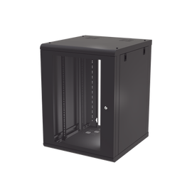 Gabinete de Pared 16U de 635 mm de Profundidad, Rack de 19'' en Acero Reforzado: Compacto y Resistente para Soluciones Profesionales