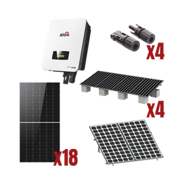Kit Solar Interconexion  / 10kW  220Vca / Inversor AFORE / Montaje Incluido