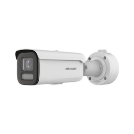 Bala IP 8 Megapixel / Lente 4 mm / Dual Light (60 mts IR + 60 mts Luz Blanca ) / Darkfighter S / Exterior IP67  / WDR 130 dB / 4 Analíticos: AcuSense, Deteccion Facial, Conteo de Personas por Cruce y Zona