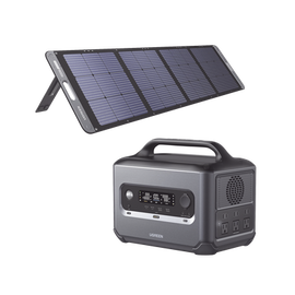 Kit de Estación de Energía Portátil 1200W (1024Wh) + Panel Solar Plegable de 200W