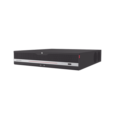 NVR 12 Megapixel (4K) / 32 Canales IP / 8 Bahías de Disco Duro / 2 Tarjetas de Red / Soporta RAID / HDMI en 4K / Soporta POS / Reconocimiento Facial / Bases de Datos / Hasta 100,000 Fotografías / AcuSearch