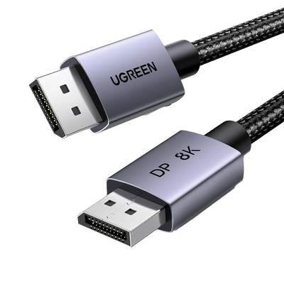 Cable DP 1.4 8K@60Hz Caja Aluminio + Nylon trenzado 3m