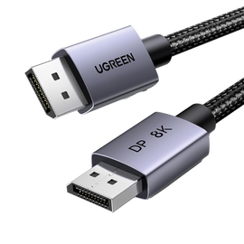 Cable DP 1.4 8K@60Hz Caja Aluminio + Nylon trenzado 3m