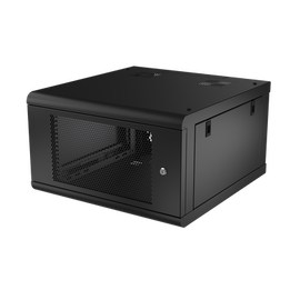 Gabinete de Pared con Puerta Perforada, 635mm de Profundidad, 6U Rack de 19'', Acero Reforzado