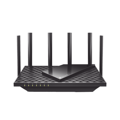 Router Triple Banda AX6600 MU-MIMO / 1 Puerto WAN/LAN 2.5 Gbps / 1 Puerto WAN/LAN 1Gbps / 3 Puertos LAN 10/100/1000 Mbps / 2 puerto USB 3.0 / 8 antenas de alta ganancia / OneMesh ™