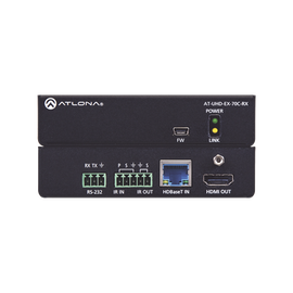 Receptor 4K/UHD HDMI sobre HDBaseT con control y PoE