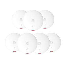 Kit de 7 - Punto de Acceso Wi-Fi 6 /  1.775 Gbps / MU-MIMO 2x2:2 (2.4GHz y 5GHz) / Smart Antenna 20% más cobertura / Instalación en techo y pared / Seguridad WP3 / Con Administración Gratuita desde la Nube