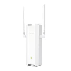 Punto de Acceso Omada Exterior / Wi-Fi 6 AX1800 MU-MIMO 2x2 / Mesh Omada / Alta Densidad de Usuarios / Carcasa Resistente IP67 / Configuración por Controlador o Stand-Alone / Para Montaje en Mástil/ Pared / Alimentación PoE+