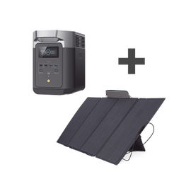 Kit de Estación de Energía Portátil 2048Wh + Panel Solar Flexible 400W