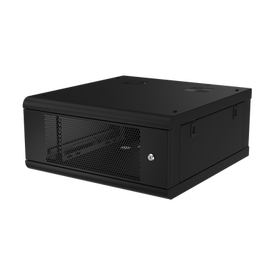 Gabinete de Pared con Puerta Perforada, 635mm de Profundidad, 4U Rack de 19'', Acero Reforzado