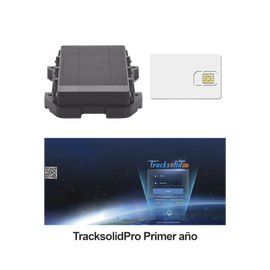 Localizador 4G con carga solar / Semiautónomo / Rastreo de contenedores / Cajas de tráiler / Alarma de sabotaje audible / Incluye Licencia vitalicia VTSCX y SIM de datos SIM500MB2Y