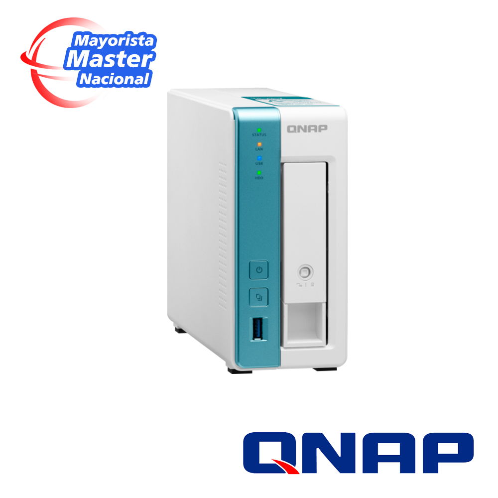 NAS QNAP TS-131K-US PROCESADOR ALPINE AL214 / MEMORIA RAM 1GB / 1 BAHIA FRONTALES SATA 3.5 PULGADAS y 2.5 PULGADAS / 1 PUERTO RJ45 1GbE / MONTAJE EN ESCRITORIO / APLICACIONES DE USO PERSONAL PARA COMPARTIR Y RESPALDAR DATOS EN LA NUBE NAS QNAP TS-131K-US PROCESADOR ALPINE AL214 / MEMORIA RAM 1GB / 1 BAHIA FRONTALES SATA 3.5 PULGADAS y 2.5 PULGADAS / 1 PUERTO RJ45 1GbE / MONTAJE EN ESCRITORIO / APLICACIONES DE USO PERSONAL PARA COMPARTIR Y RESPALDAR DATOS EN LA NUBE