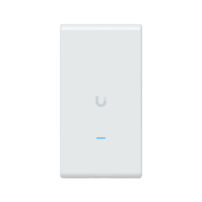 Punto de Acceso UniFi WiFi 6 Mesh Pro/ 2.4 y 5 GHz / MU-MIMO 2x2 por banda / para exterior IPX6 / 2 puertos GbE (x1 PoE IN, x1 puerto de red) hasta 250 dispositivos, montaje en pared o mástil