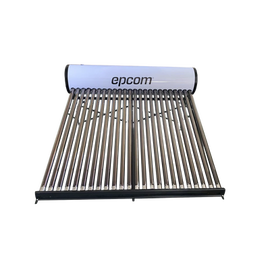 Bóiler Solar de 240L, Baja Presión con 24 Tubos de Vacío de Mayor Resistencia y Termotanque Inoxidable de Grado Alimenticio 240 L Resistentes a Granizo de Hasta 25 mm/ l, Incluye Anodo de Magnesio