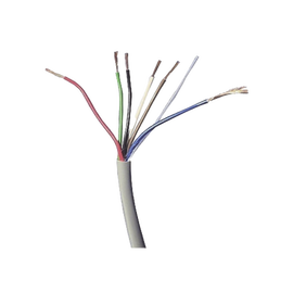 Bobina de Cable 305 Metros: 6 x 18 AWG, Color Blanco, CMR, Para Sistemas de Seguridad y Alarmas
