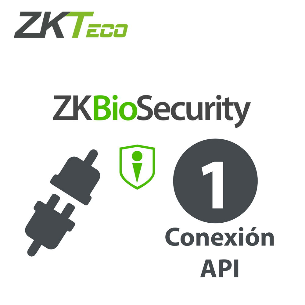 LICENCIA ZKTECO ZKBS-API-P1 API DE ZKBIOSECURITY PARA UNA CONEXIÓN A SOFTWARE DE ZKTECO
