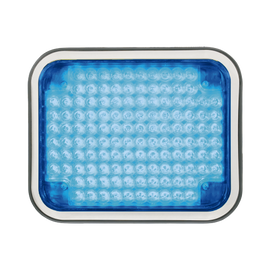 Luz perimetral LED azul 7x9 con bisel