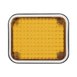 Luz perimetral LED ambar 7x9 con bisel