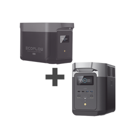 Kit de Estación de Energía Portátil 2048Wh + Batería Externa 2048Wh (4096Wh Totales)