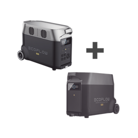 Kit de Estación de Energía Portátil 3600Wh + Batería Externa 3600Wh (7200Wh)