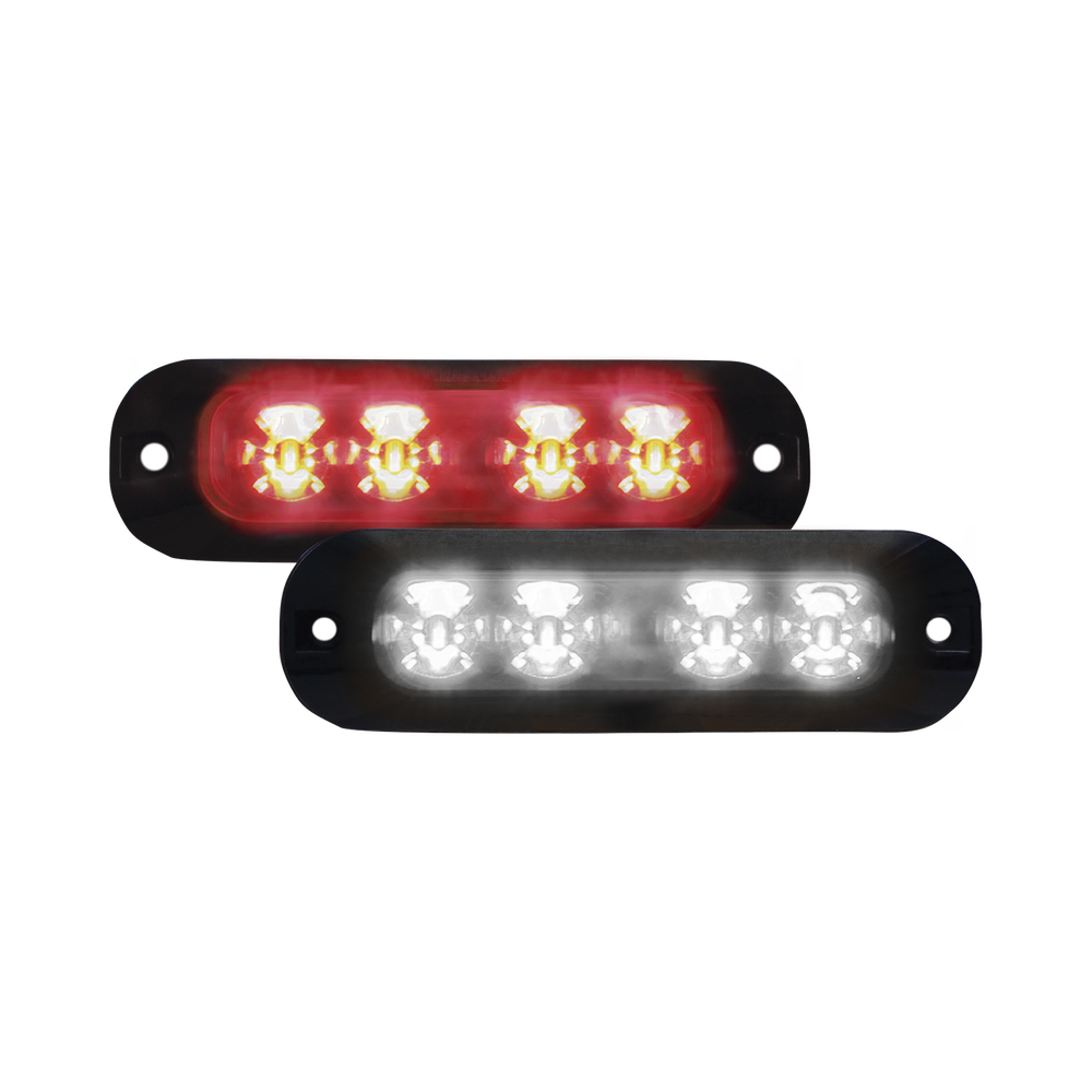 Luz auxiliar con 4 LEDs color rojo-claro
