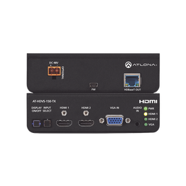Transmisor HDBaseT de 3 entradas (VGA y HDMI)