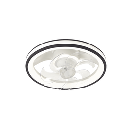 Ventilador de Techo con Luminario LED de  110 V CA 50/60 Hz /  88 W /4500 Lm / 6500 - 4 000 - 2 700 K /3 Tonos de Luz / 501 mm / 6 Velocidades / Dimeable.