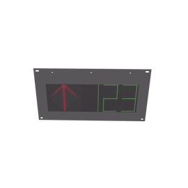 Guía de Estacionamiento Interior / Ideal para Pasillos y Áreas de Control de Estacionamientos / RS485- RJ45 / Indicador Numérico / Flecha Dinámica