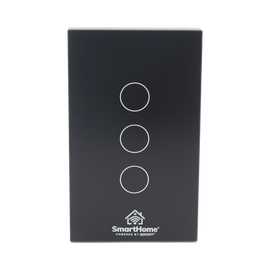 (Wifi) Apagador switch inalámbrico WIFI, control de 3 regresos de carga, 110V