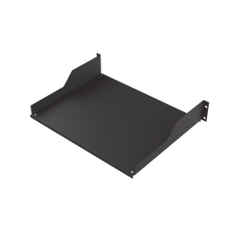 Charola para Soportar Equipos en Rack de 19 in, Profundidad de 34 cm, Color Negro, 2U