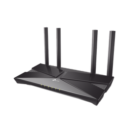 Router WiFi 6 doble banda AX 1800 Mbps /  MU-MIMO y OFDMA / 1 Puerto WAN 10/100/1000 Mbps / 4 Puertos LAN 10/100/1000 Mbps / 4 Potentes Antenas / Compatible con EasyMESH